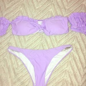 Cute purple 2 piece bikini🍭